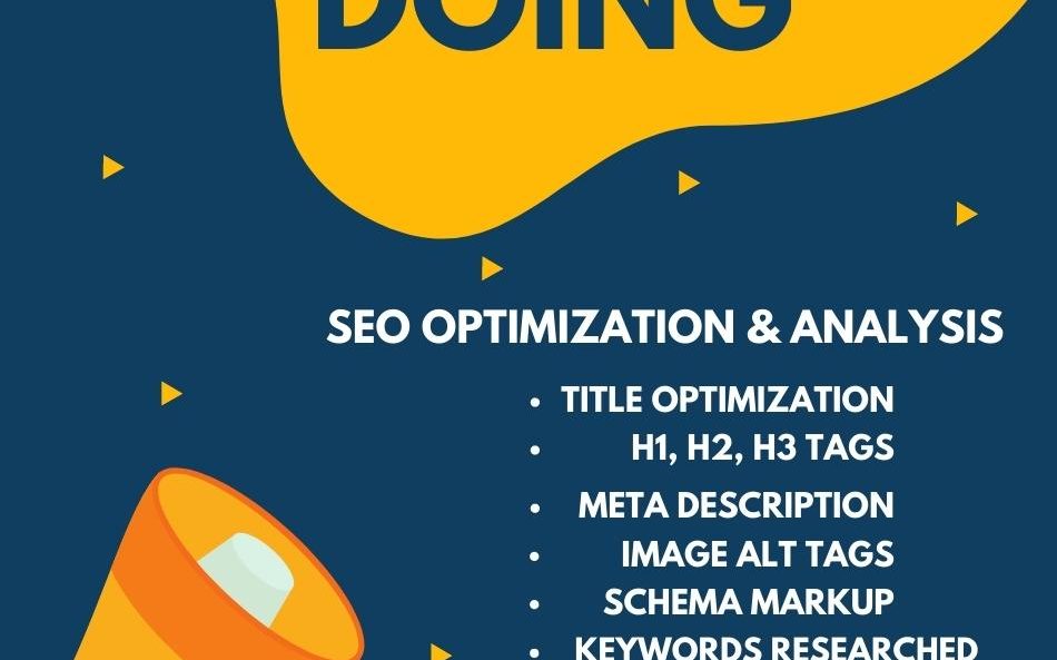 SEO OPTIMIZATION & ANALYSIS